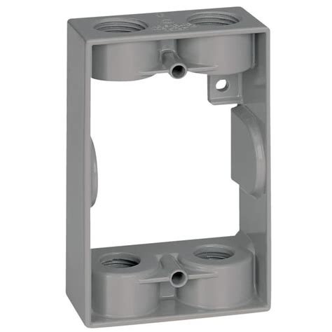 1 gang weatherproof electrical outlet box extension ring|1 gang metal extension rings.